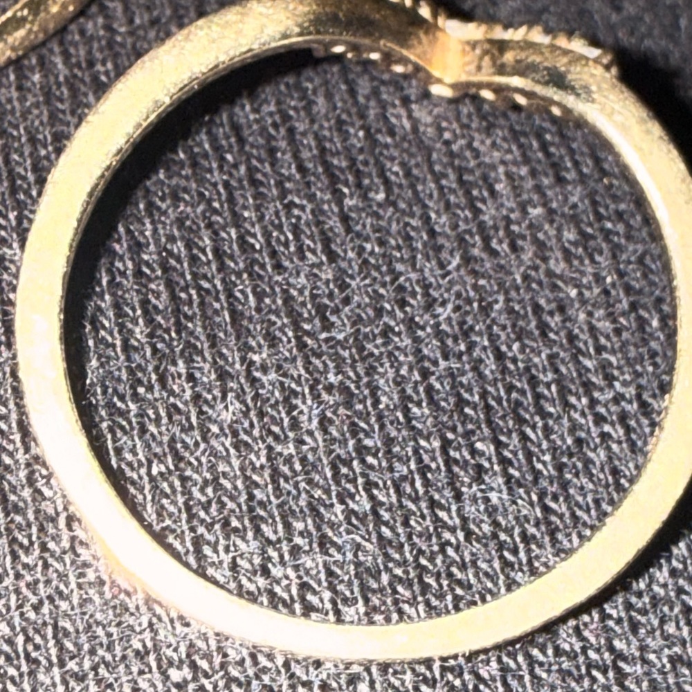14 karat blue sandstone engagement ring Women's Ring (video included) - Picture 12 of 17